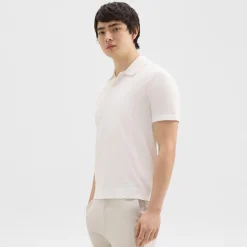 Theory Goris Polo Shirt In Light Bilen-Men T-shirts + Polos|Sweaters + Cardigans