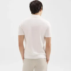 Theory Goris Polo Shirt In Light Bilen-Men T-shirts + Polos|Sweaters + Cardigans