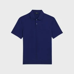 Theory Goris Polo Shirt In Light Bilen-Men T-shirts + Polos|Sweaters + Cardigans