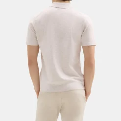 Theory Goris Polo Shirt In Light Bilen-Men T-shirts + Polos|Sweaters + Cardigans