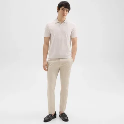 Theory Goris Polo Shirt In Light Bilen-Men T-shirts + Polos|Sweaters + Cardigans