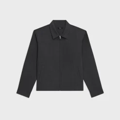Theory Hazelton Zip Jacket In Stretch Wool-Men Outerwear