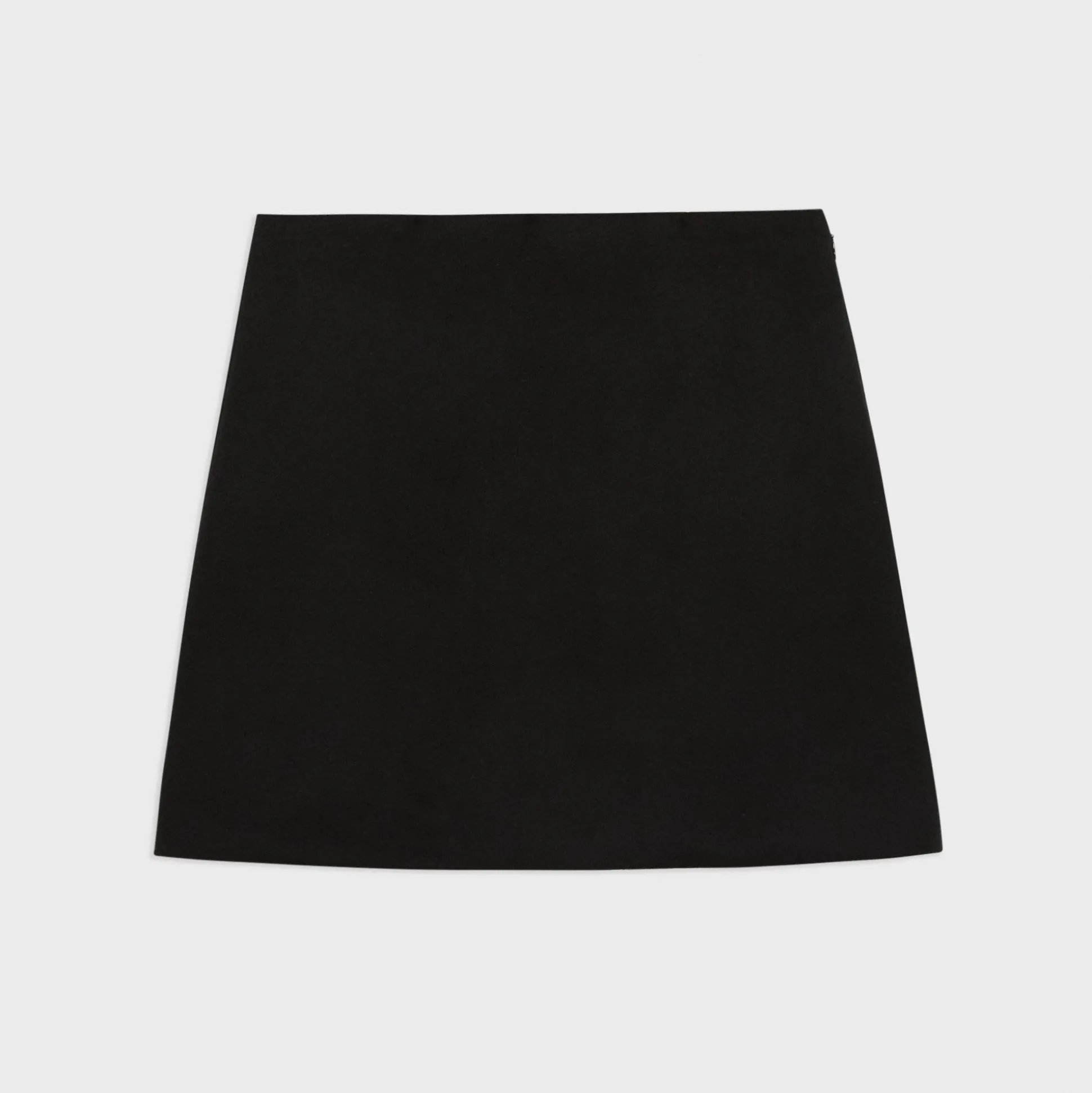 Theory High-Waist Mini Skirt In Double-Face Wool-Cashmere-Women Skirts