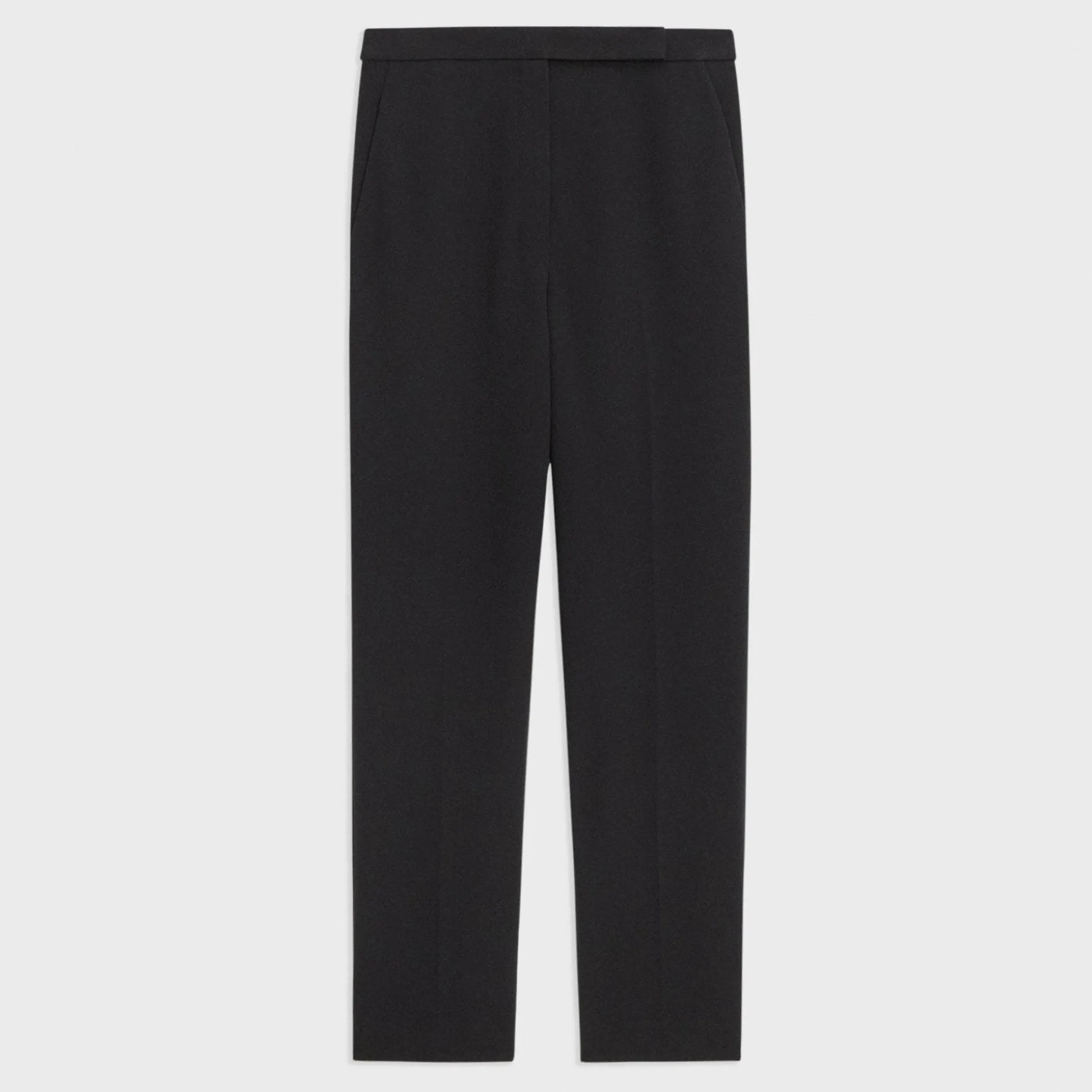 Theory High-Waist Slim Crop Pant In Admiral Crepe-Women Suits|Pants