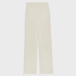 Theory High-Waist Wide-Leg Pant In Striped Admiral Crepe-Women Pants