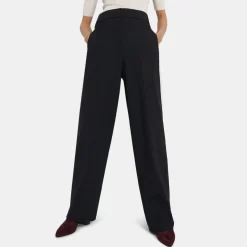 Theory High-Waisted Pant In Precision Ponte-Women Suits|Pants