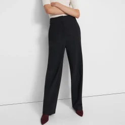 Theory High-Waisted Pant In Precision Ponte-Women Suits|Pants