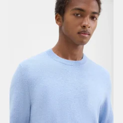 Theory Hilles Crewneck Sweater In Cashmere-Men Sweaters + Cardigans