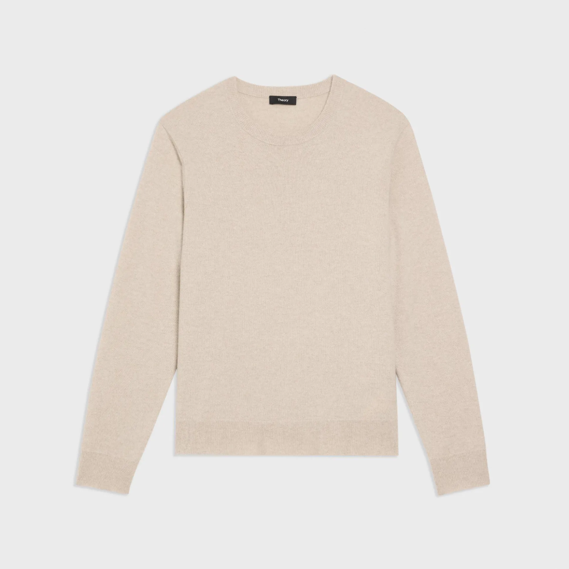 Theory Hilles Crewneck Sweater In Cashmere-Men Sweaters + Cardigans