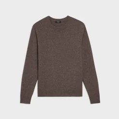 Theory Hilles Crewneck Sweater In Cashmere-Men Sweaters + Cardigans
