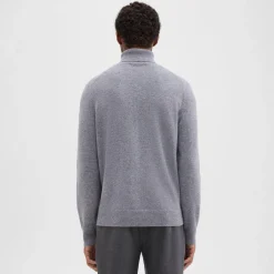 Theory Hilles Turtleneck Sweater In Cashmere-Men Sweaters + Cardigans