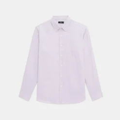 Theory Irving Shirt In Relaxed Linen-Men Shirts