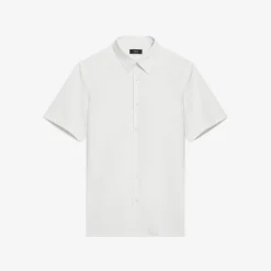 Theory Irving Short-Sleeve Shirt In Structure Knit-Men T-shirts + Polos|Shirts