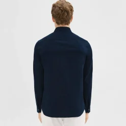 Theory Irving Western Shirt In Cotton Corduroy-Men Shirts