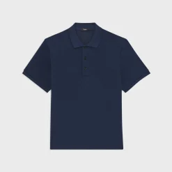 Theory Jocelin Polo Shirt In Studio Knit Jacquard-Men T-shirts + Polos