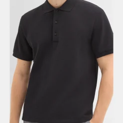 Theory Jocelin Polo Shirt In Studio Knit Jacquard-Men T-shirts + Polos
