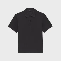 Theory Jocelin Polo Shirt In Studio Knit Jacquard-Men T-shirts + Polos