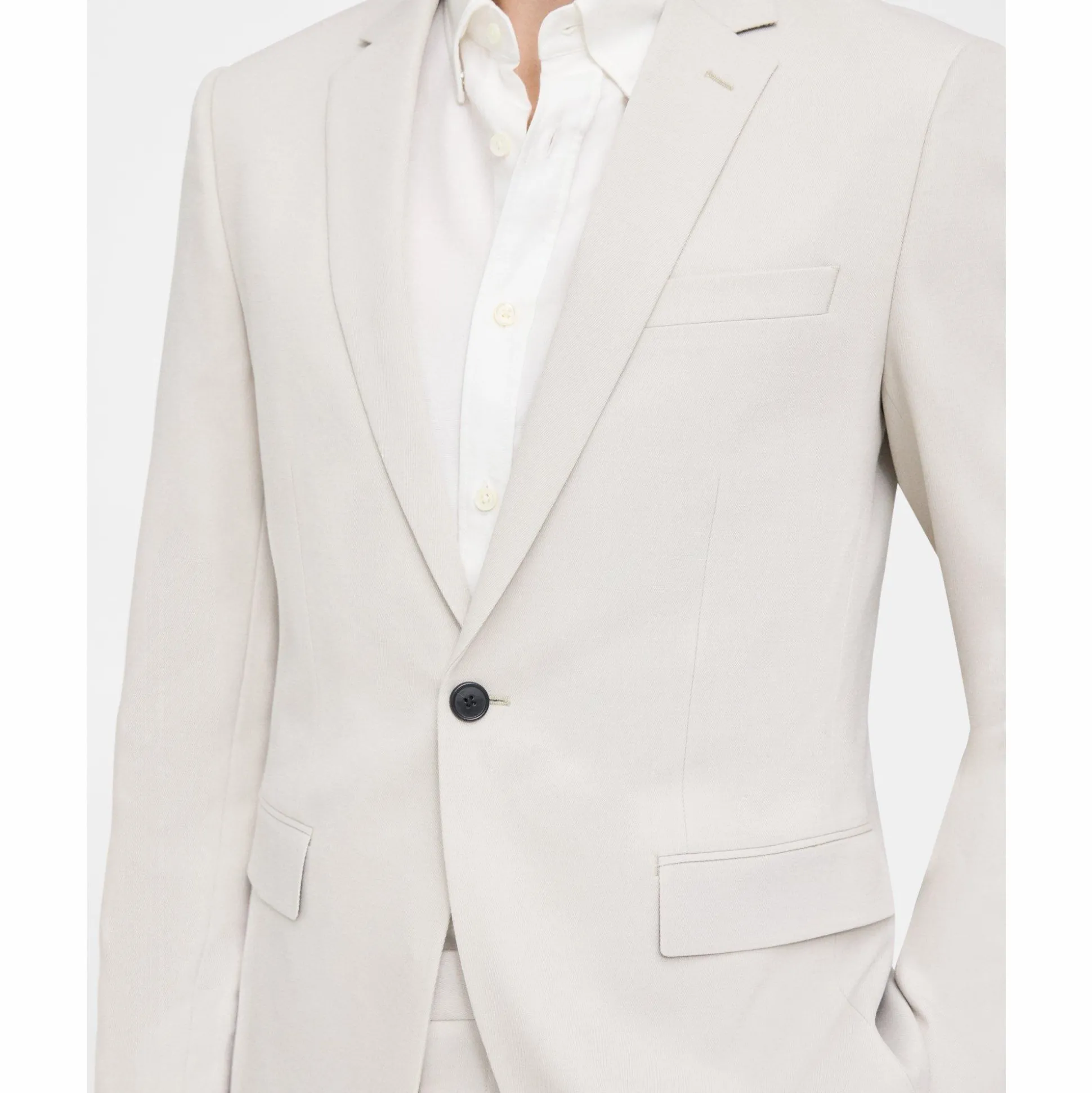 Theory Kanan Blazer In Textured Gabardine-Men Suits|Blazers + Jackets