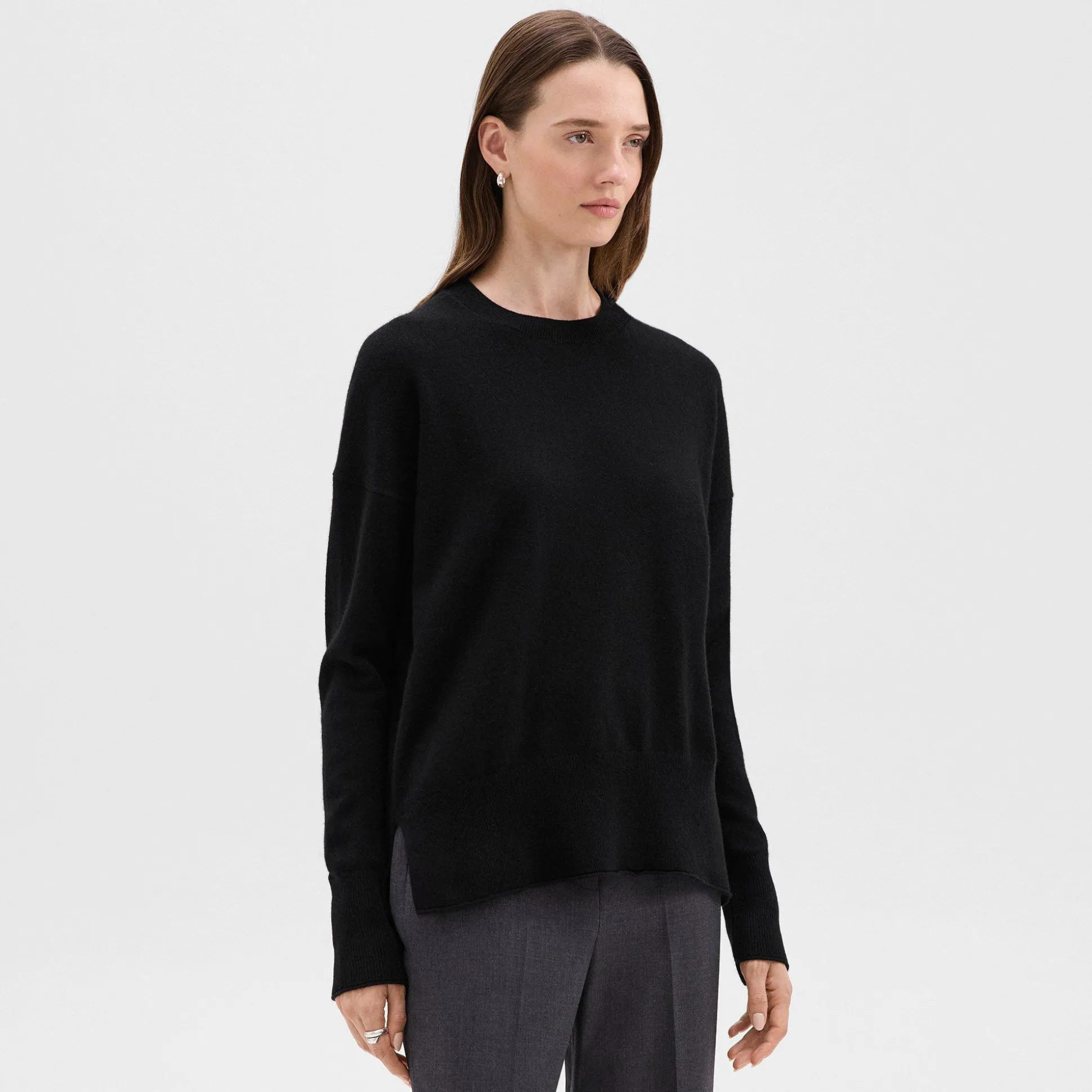 Theory Karenia Sweater In Cashmere-Women Sweaters + Cardigans