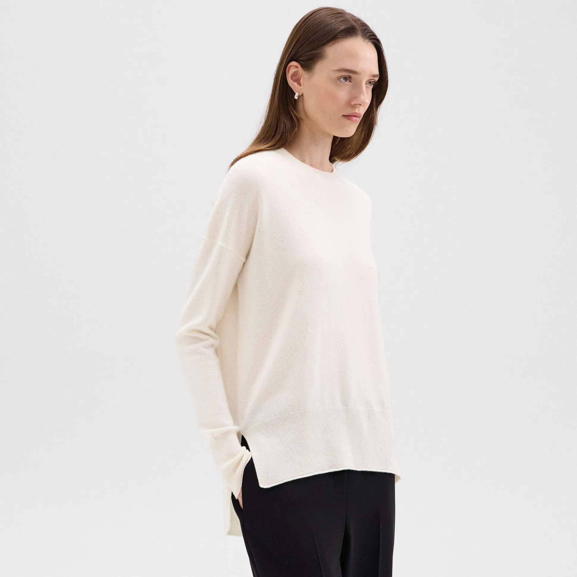 Theory Karenia Sweater In Cashmere-Women Sweaters + Cardigans