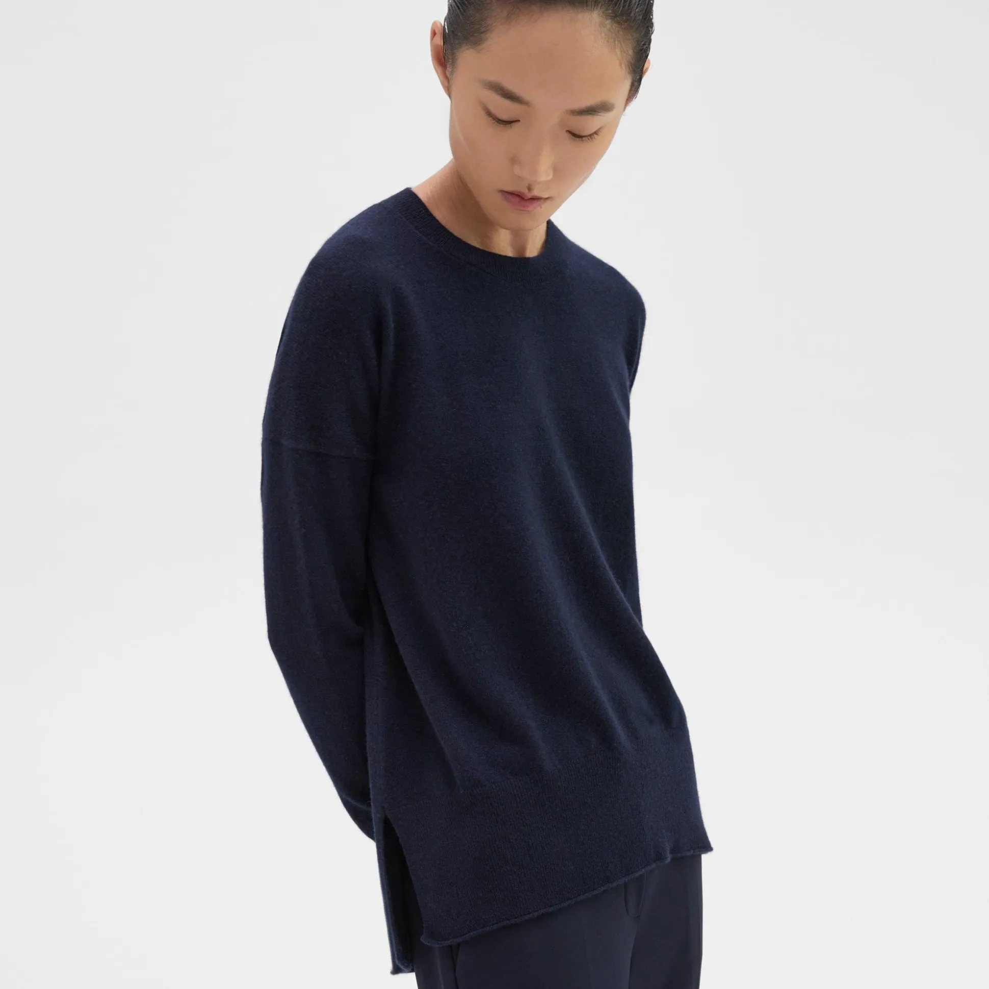 Theory Karenia Sweater In Cashmere-Women Sweaters + Cardigans