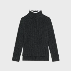 Theory Karenia Turtleneck Sweater In Felted Wool-Cashmere-Women Sweaters + Cardigans
