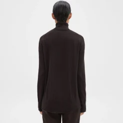 Theory Karenia Turtleneck Sweater In Cashmere-Women Sweaters + Cardigans