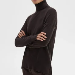 Theory Karenia Turtleneck Sweater In Cashmere-Women Sweaters + Cardigans
