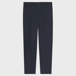 Theory Larin Drawstring Pant In Stretch Wool-Men Pants