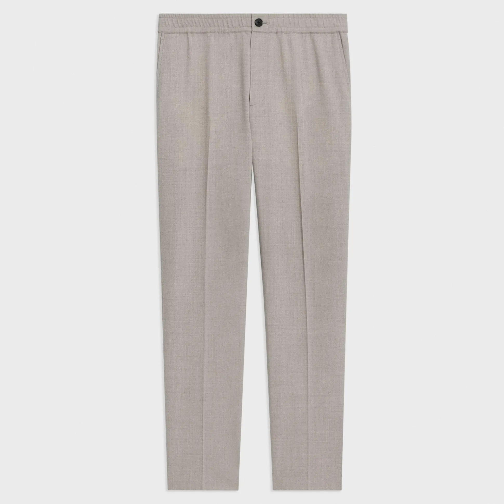 Theory Larin Drawstring Pant In Stretch Wool-Men Pants