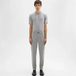 Theory Larin Drawstring Pant In Stretch Wool-Men Pants
