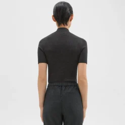 Theory Leenda Turtleneck Sweater In Regal Wool-Women Sweaters + Cardigans