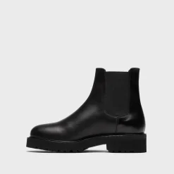 Theory Lug Chelsea Booties In Leather-Women Shoes
