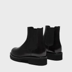 Theory Lug Chelsea Booties In Leather-Women Shoes