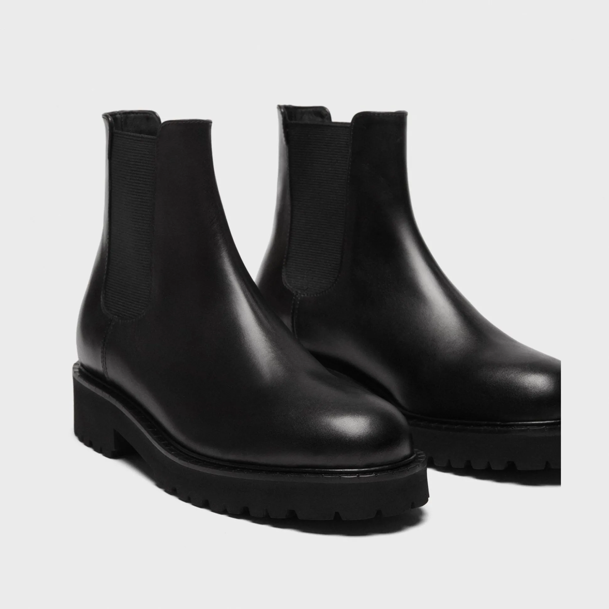 Theory Lug Chelsea Booties In Leather-Women Shoes