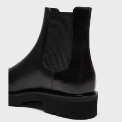 Theory Lug Chelsea Booties In Leather-Women Shoes