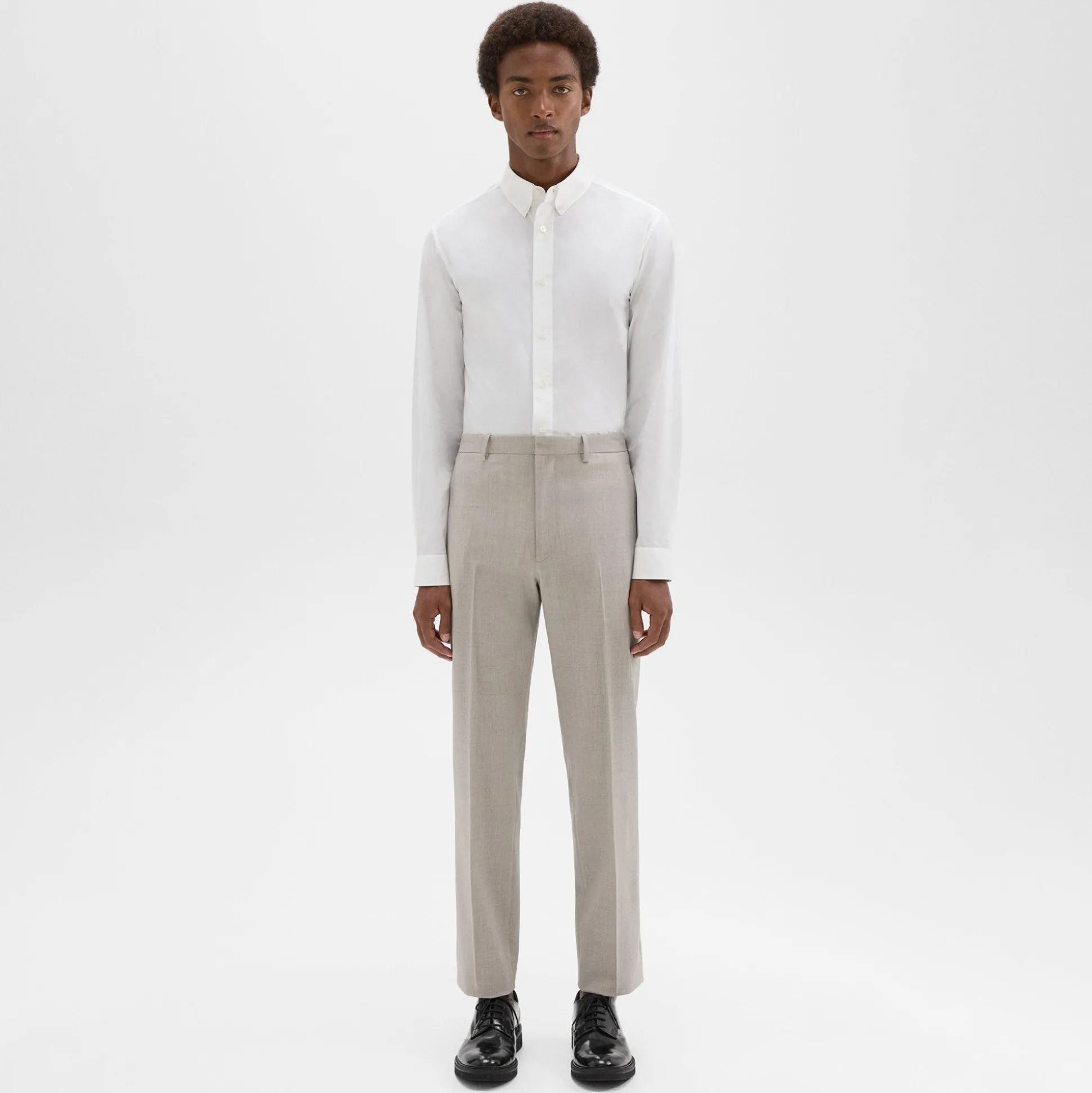 Theory Mayer Pant In Stretch Wool-Men Pants