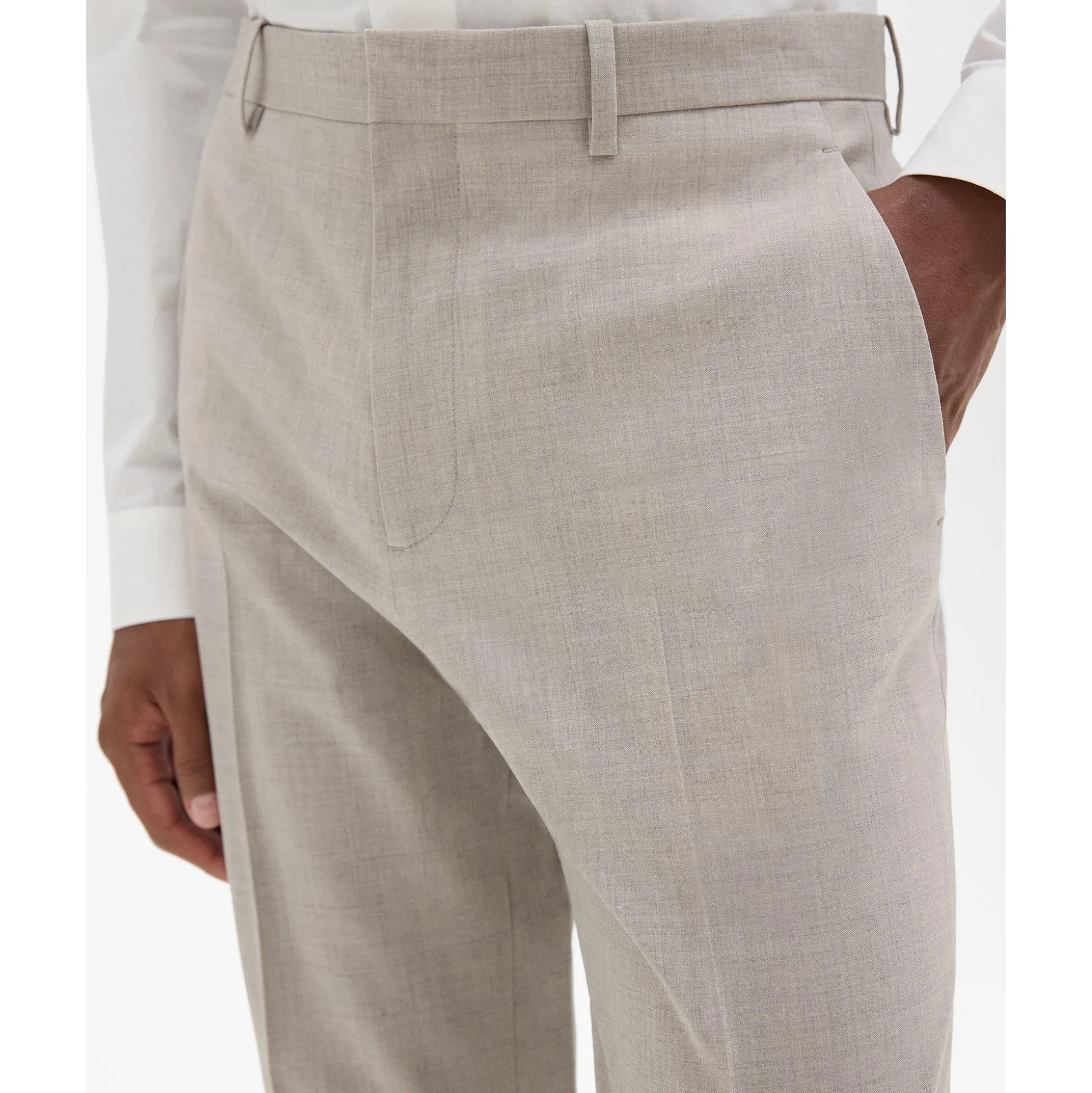 Theory Mayer Pant In Stretch Wool-Men Pants