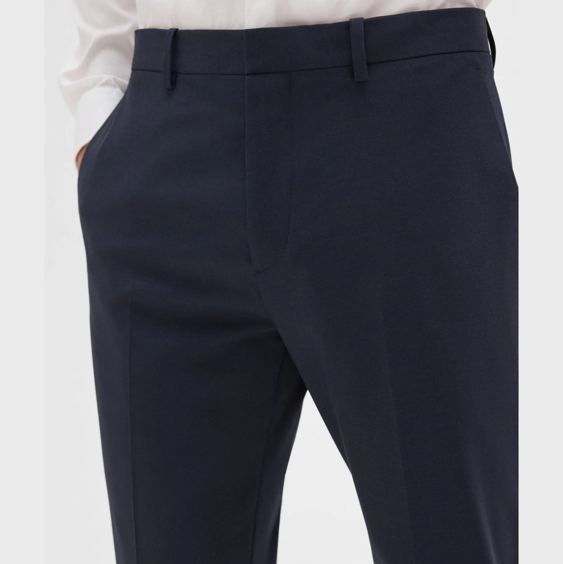 Theory Mayer Pant In Stretch Wool-Men Suits|Pants
