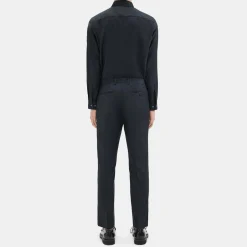 Theory Mayer Pant In Wool Flannel-Men Suits|Pants