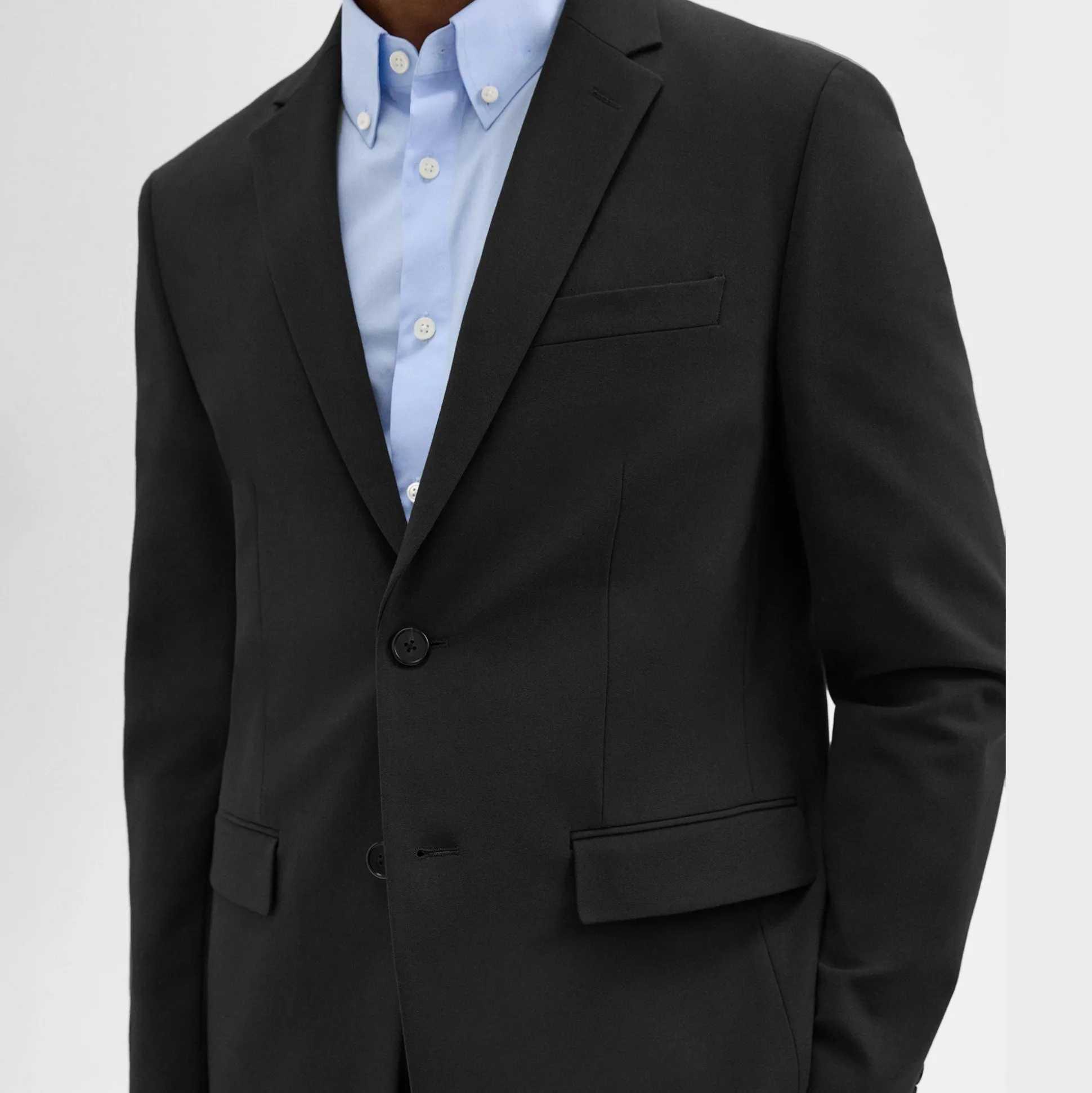 Theory Morton Blazer In Stretch Cotton-Men Blazers + Jackets