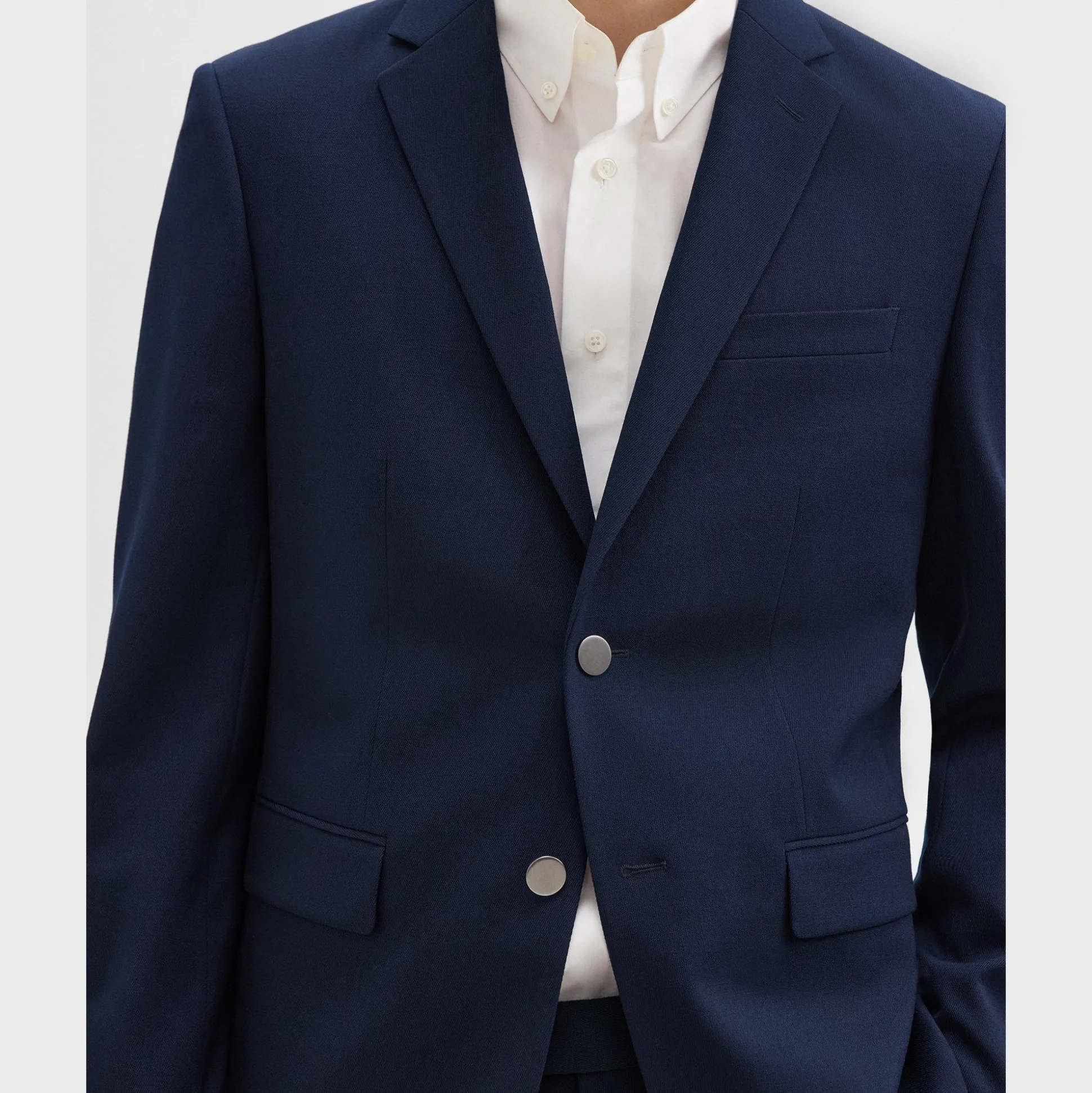 Theory Morton Blazer In Textured Gabardine-Men Blazers + Jackets
