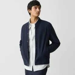Theory Murphy Bomber Jacket In Precision Ponte-Men Outerwear