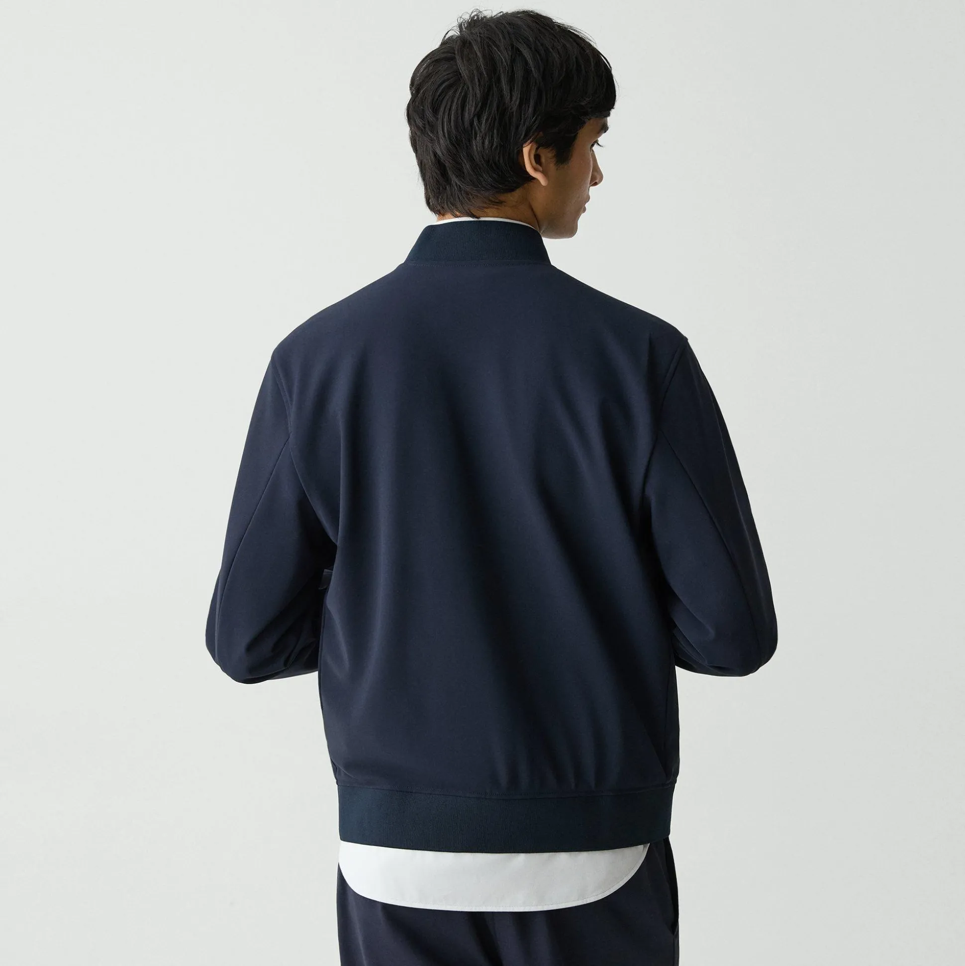 Theory Murphy Bomber Jacket In Precision Ponte-Men Outerwear
