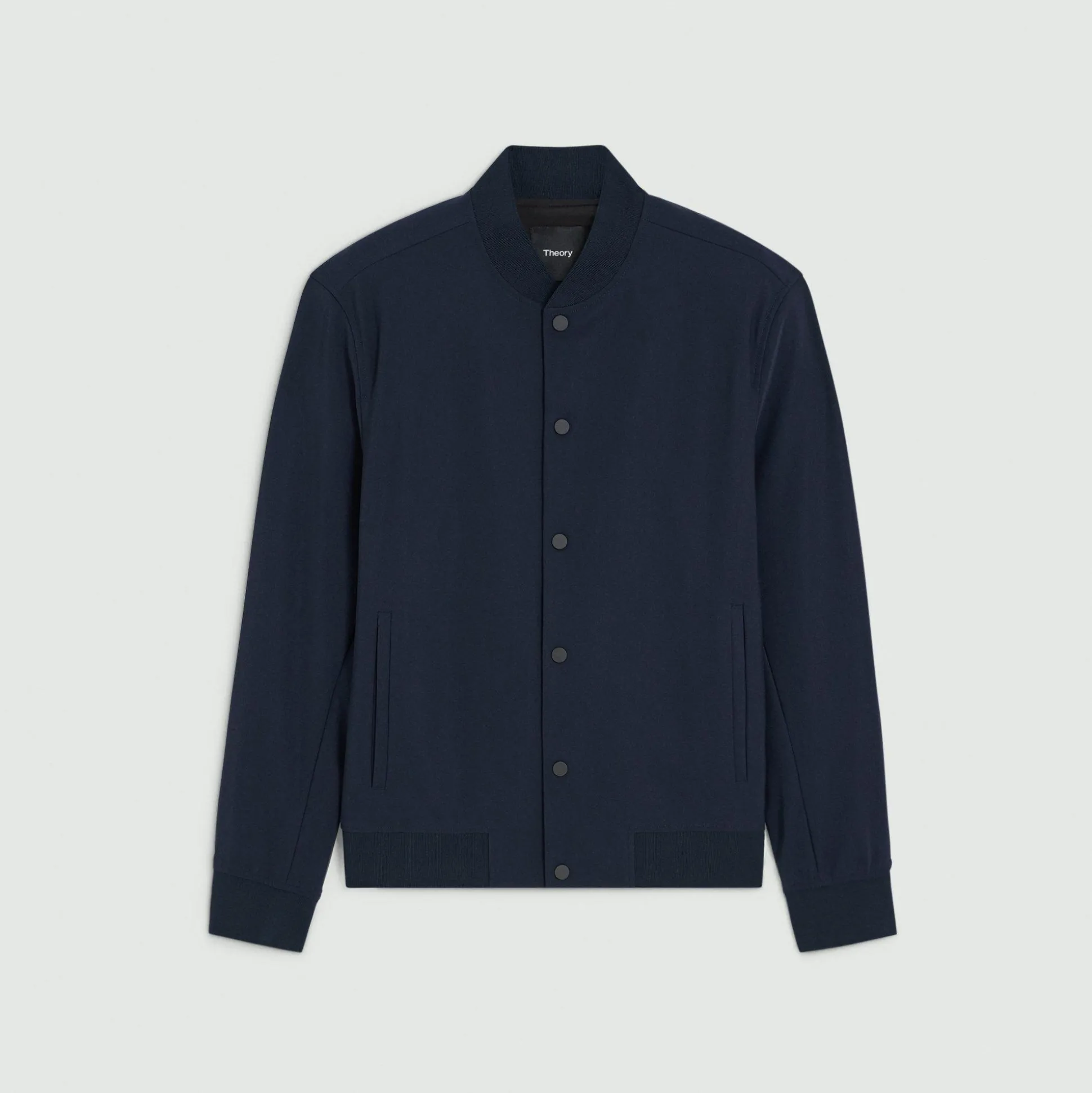 Theory Murphy Bomber Jacket In Precision Ponte-Men Outerwear
