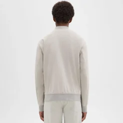 Theory Murphy Bomber Jacket In Precision Ponte-Men Outerwear