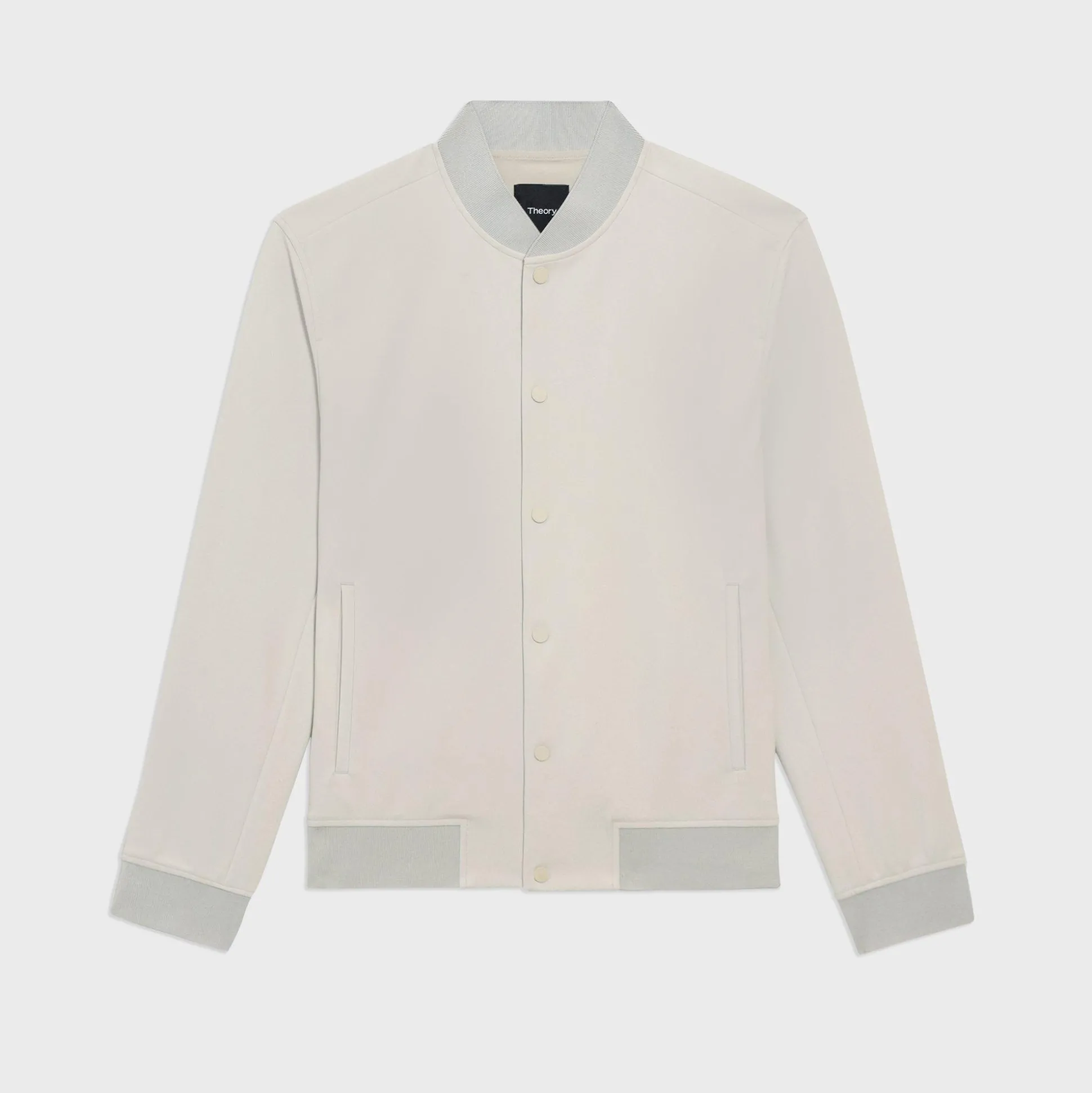 Theory Murphy Bomber Jacket In Precision Ponte-Men Outerwear