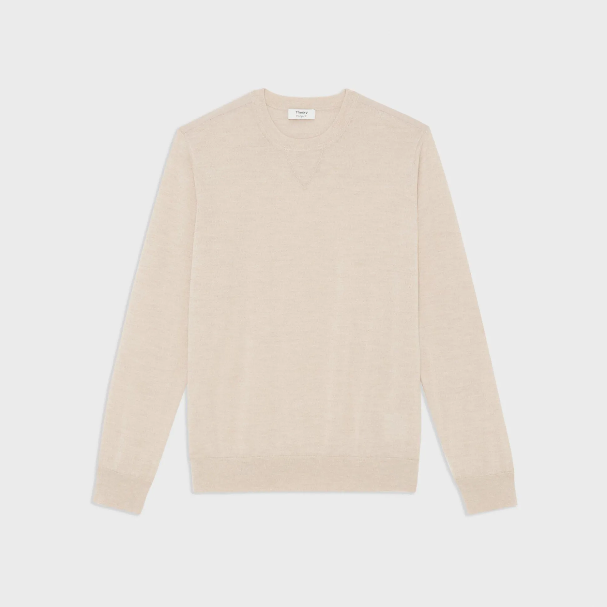 Theory Nylon-Wool Combo Sweater-Men Sweaters + Cardigans