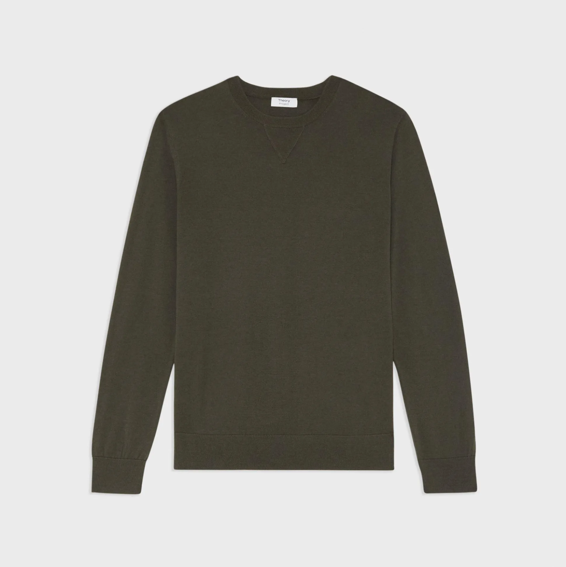Theory Nylon-Wool Combo Sweater-Men Sweaters + Cardigans