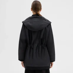 Theory Oversized Parka-Women Outerwear